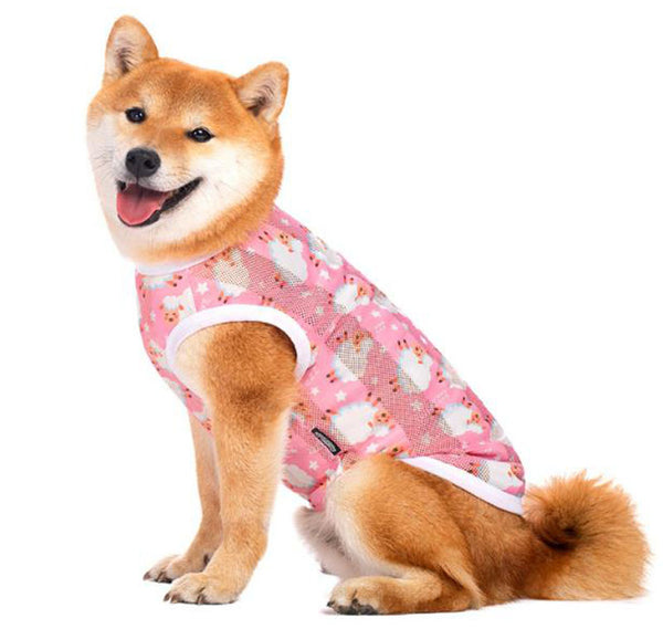 Vêtements pour chiens moyens et grands, printemps et automne, chemise d'été pour animaux de compagnie Labrador Shiba