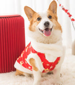 Ropa de abrigo de Año Nuevo para perros Corgi en otoño e invierno