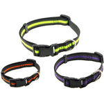 Nylon reflective traction rope collar set