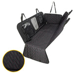 Waterproof pet car mat with removable rear seat pet mat