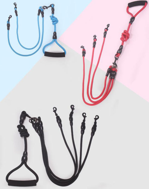 Detachable multi-head traction rope