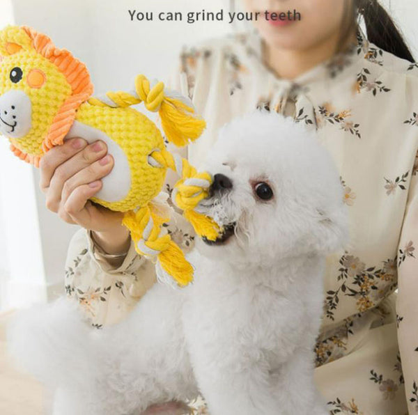 Dog sounding toys resistant to biting molar pets alone to relieve boredom training small puppies golden retriever large dog doll supplies