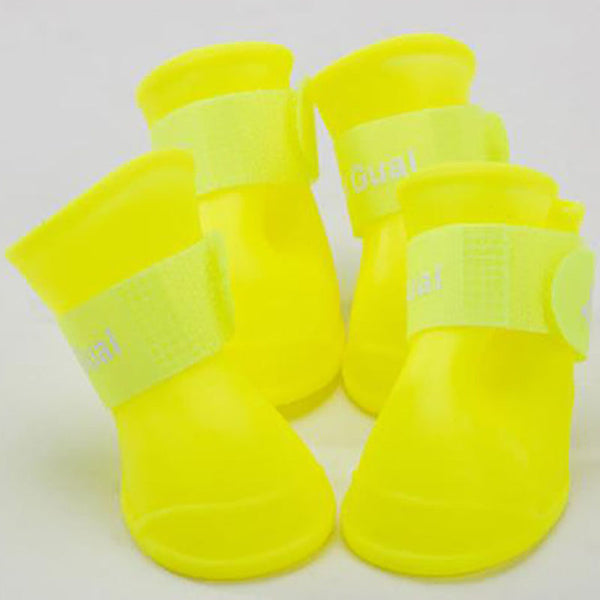 Bottes de pluie en silicone pour chien