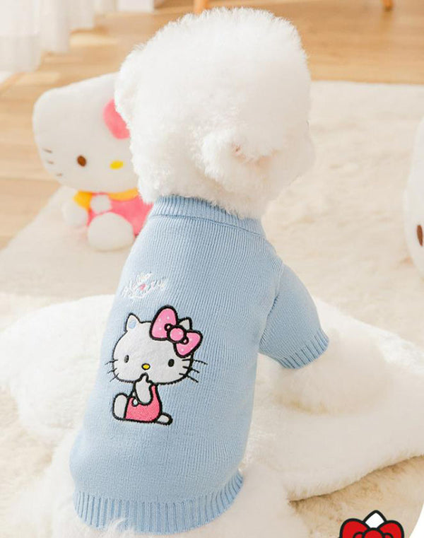 printemps et automne chiot chien chat pull deux pieds vêtements pour animaux de compagnie chemise de fond