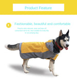 Double layer big dog raincoat