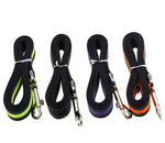 Nylon reflective traction rope collar set