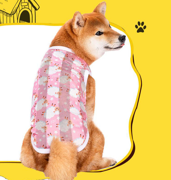 Vêtements pour chiens moyens et grands, printemps et automne, chemise d'été pour animaux de compagnie Labrador Shiba