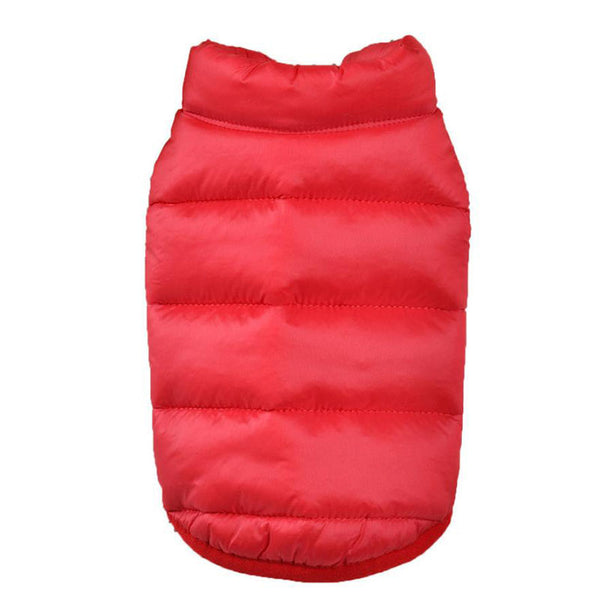 Small dog vest plus velvet thick down cotton vest autumn and winter coat