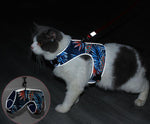 Breathable anti-strike reflective cat harness