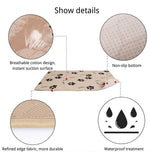 Extra large washable environmental protection pet mat