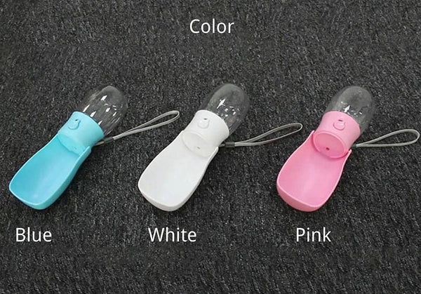 Folding pet water bottle