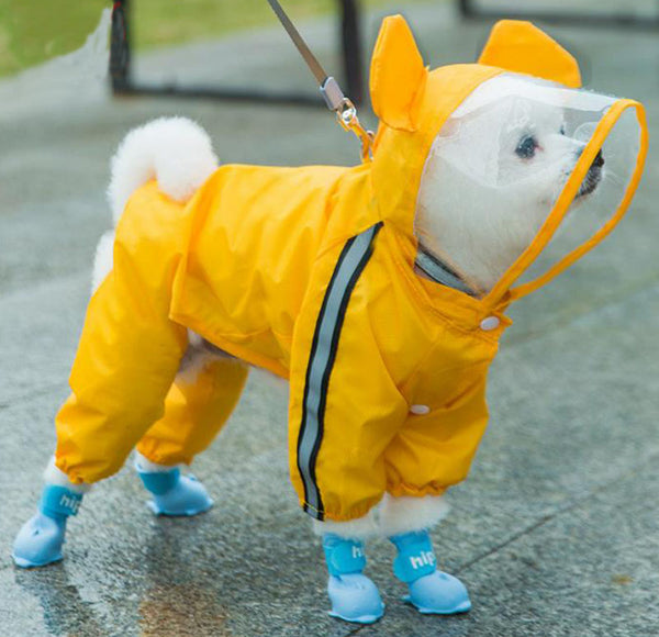 Large medium small Four legged waterproof dog clothing