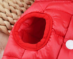 Small dog vest plus velvet thick down cotton vest autumn and winter coat