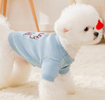 printemps et automne chiot chien chat pull deux pieds vêtements pour animaux de compagnie chemise de fond