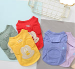 New spring and summer dog clothes cotton vest