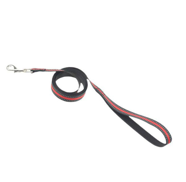 Nylon reflective traction rope collar set