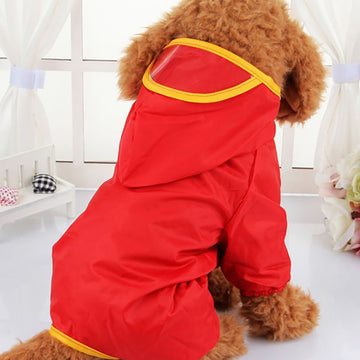 Small medium dog raincoat