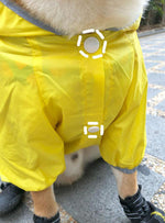 Shiba inu dog raincoat