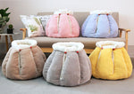 Winter new style plus velvet thick warmth semi-closed pet nest