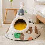 Christmas autumn and winter dog elk tent yurt kennel warm thickened closed cat nest pet nest