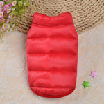 Small dog vest plus velvet thick down cotton vest autumn and winter coat