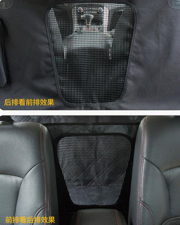 Waterproof pet car mat with removable rear seat pet mat