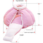 Winter new style plus velvet thick warmth semi-closed pet nest