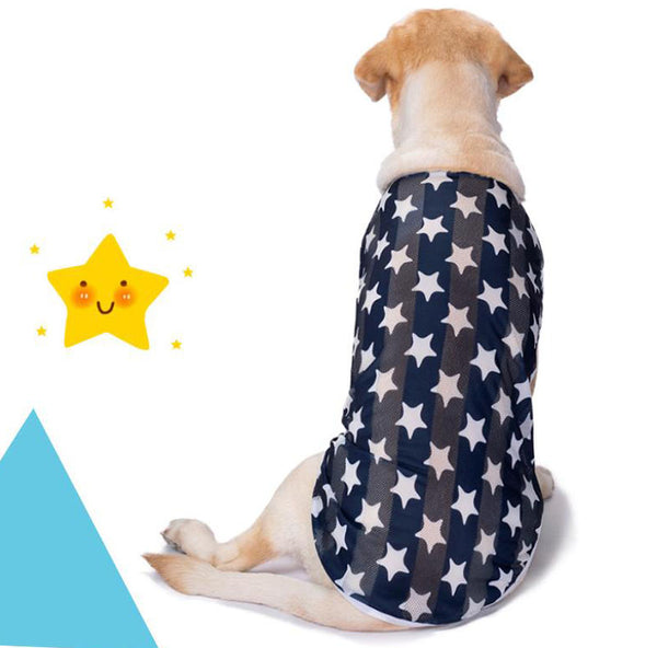 Pet Clothes Thin Golden Retriever Labrador Breathable Vest Dog Sun Protection Clothes