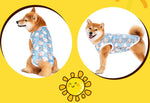 Vêtements pour chiens moyens et grands, printemps et automne, chemise d'été pour animaux de compagnie Labrador Shiba