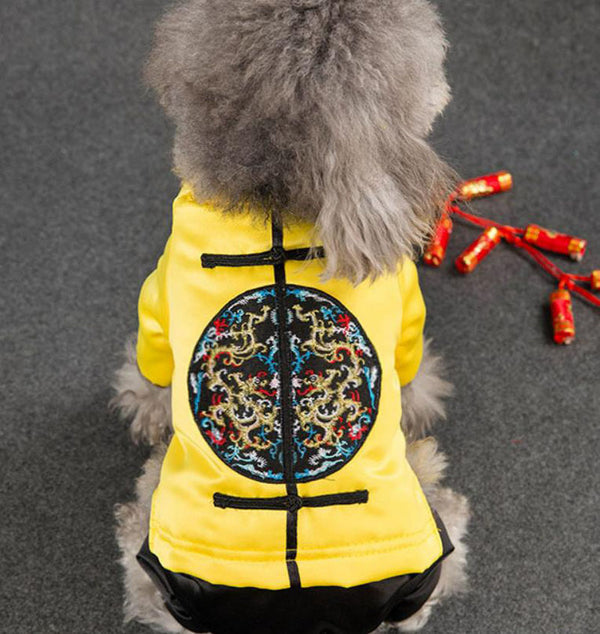 Ropa de abrigo festiva de invierno y año nuevo para perros y gatos