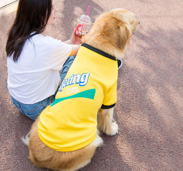 春のスタイル、薄いスタイル、中型から大型の犬の服、夏のスタイル、流行の真新しいペットの服