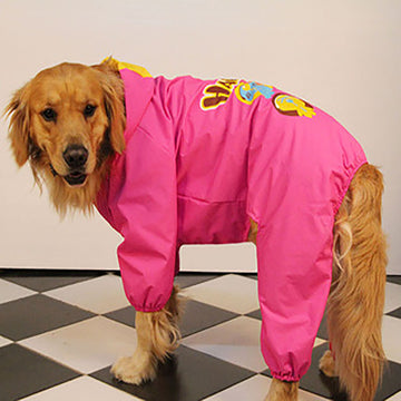 Big dog raincoat hooded