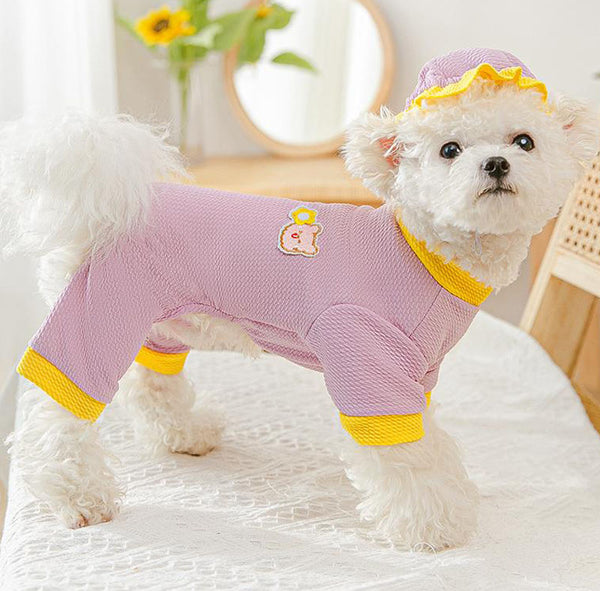 Summer puppy four-legged home wear thin breathable clothes