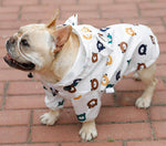 Bull dog raincoat puppy dog waterproof clothes