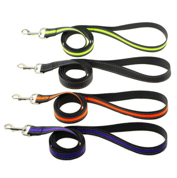 Nylon reflective traction rope collar set