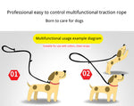 Multifunctional dog traction rope