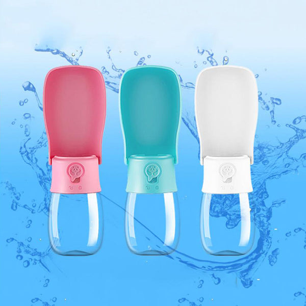 Folding pet water bottle