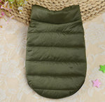 Small dog vest plus velvet thick down cotton vest autumn and winter coat