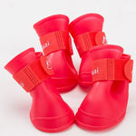 Bottes de pluie en silicone pour chien