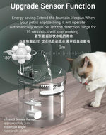 Pet water dispenser automatic circulation filter cat water dispenser smart pet water feeder flowing water kitten