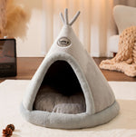 Christmas autumn and winter dog elk tent yurt kennel warm thickened closed cat nest pet nest