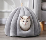 Winter warm closed removable and washable large yurt pumpkin cat litter nest