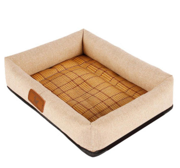 Four seasons universal rattan mat for pets