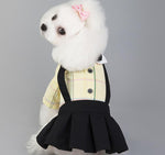 Pet clothing spring and summer new dog clothes couples wear student suits Teddy Bichon Pomeranian clothes