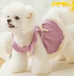 Autumn and winter little dog little fragrant princess dress