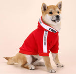 Pet autumn and winter plus velvet thickened two hooded sweater