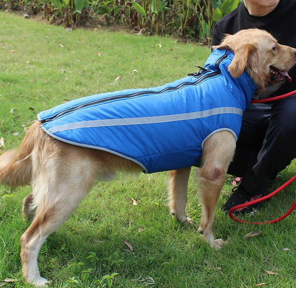 Automne et hiver nouveaux vêtements pour chiens veste extérieure réfléchissante pour chien chaud