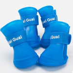 Bottes de pluie en silicone pour chien