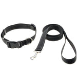 Nylon reflective traction rope collar set