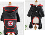 Big pocket small dog four-legged raincoat